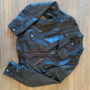 Fake leather jacket